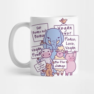 protesting-animals-vegan Mug